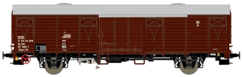 Exact-Train EX23040 - H0 - Gedeckte Güterwagen Gbgs/Zts, CSD, Ep. IVa